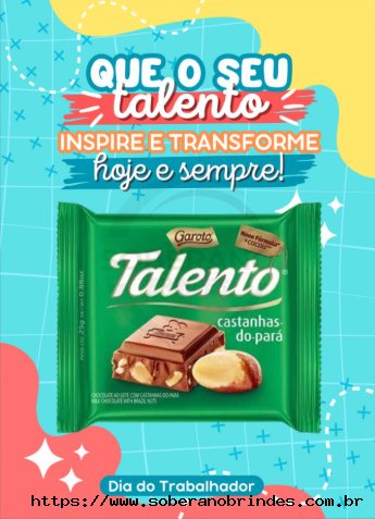 Card Talento Dia do Trabalhador
