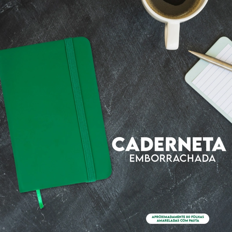 Caderno de anotações personalizado em Diadema