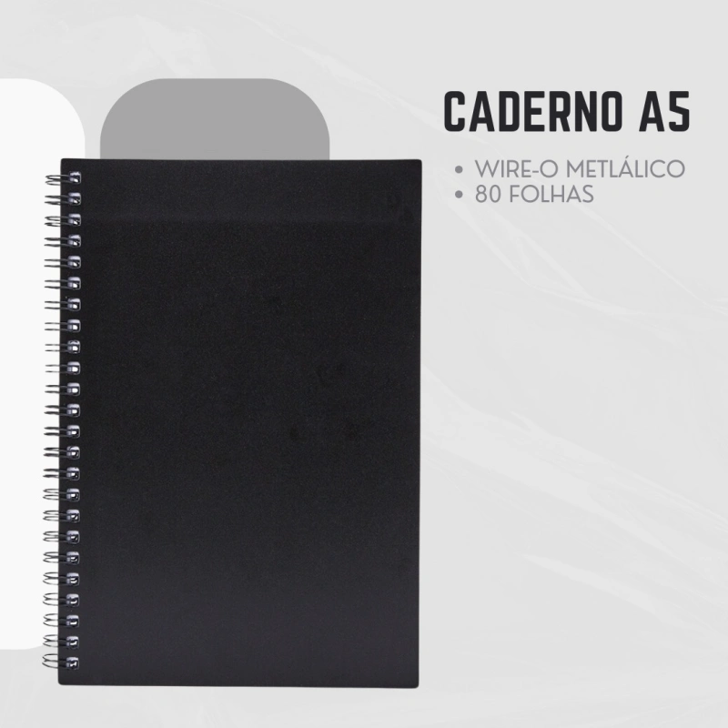 Caderno empresarial personalizado