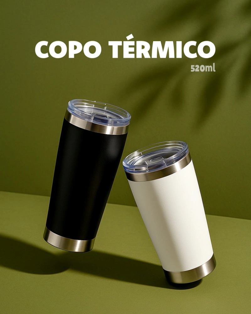 Copo térmico personalizado com logo
