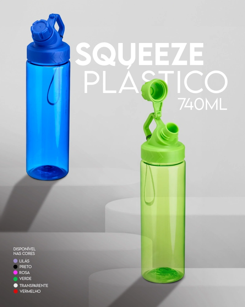 Garrafa de plástico personalizada