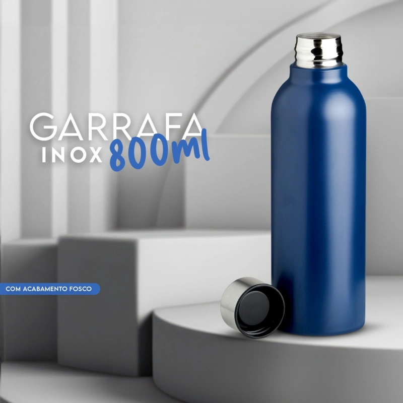 Squeeze de inox personalizado