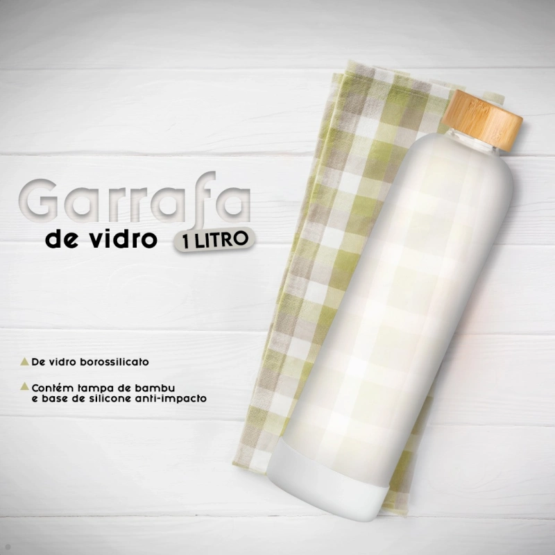 Squeeze de vidro personalizado