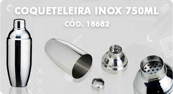 Coqueteleira Inox 750ml